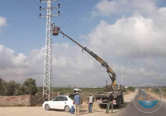 دعم عاجل للقطاع الزراعي بالكهرباء في قطاع غزة - الحزمة 3 تركيب واختبار شبكات الكهرباء من برنامج الامم المتحدة