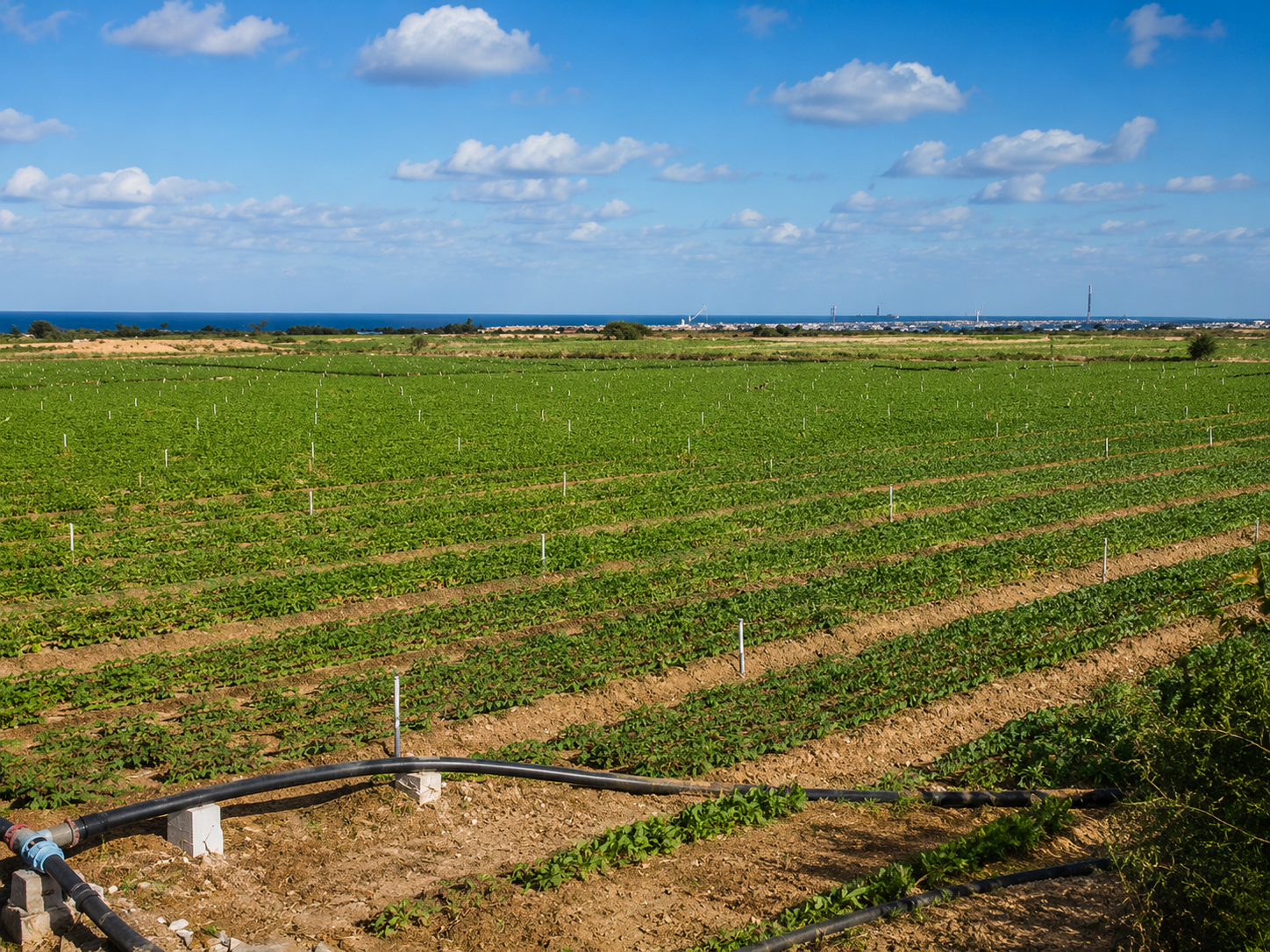 Construction of irrigation scheme in Northern Gaza - Zone A1 500HA