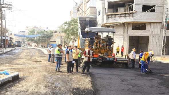 Infrastructure development of city center linking Jamal Abdel Nasser Street in Khan Younis